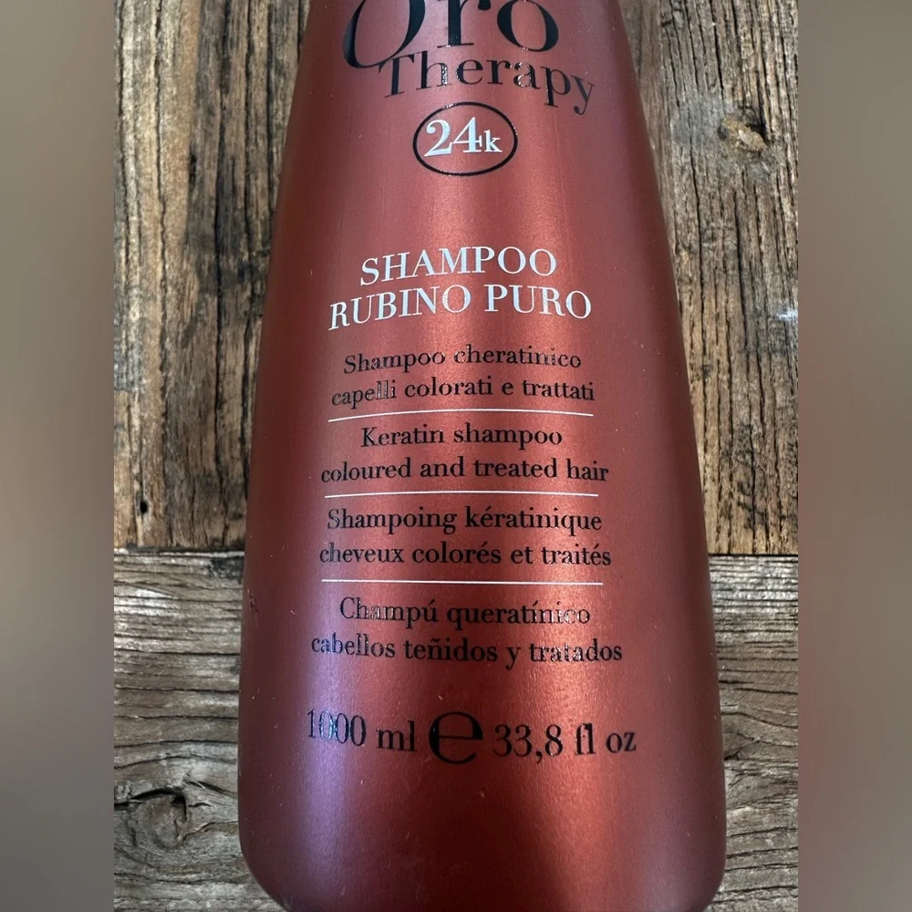 Oro Therapy 24k Shampoo Rubino Puro - Metallic Ruby Bottle